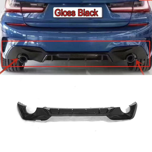 MP-Style Rear Diffuser Lip for BMW 3 Series G20 (2019-2022)