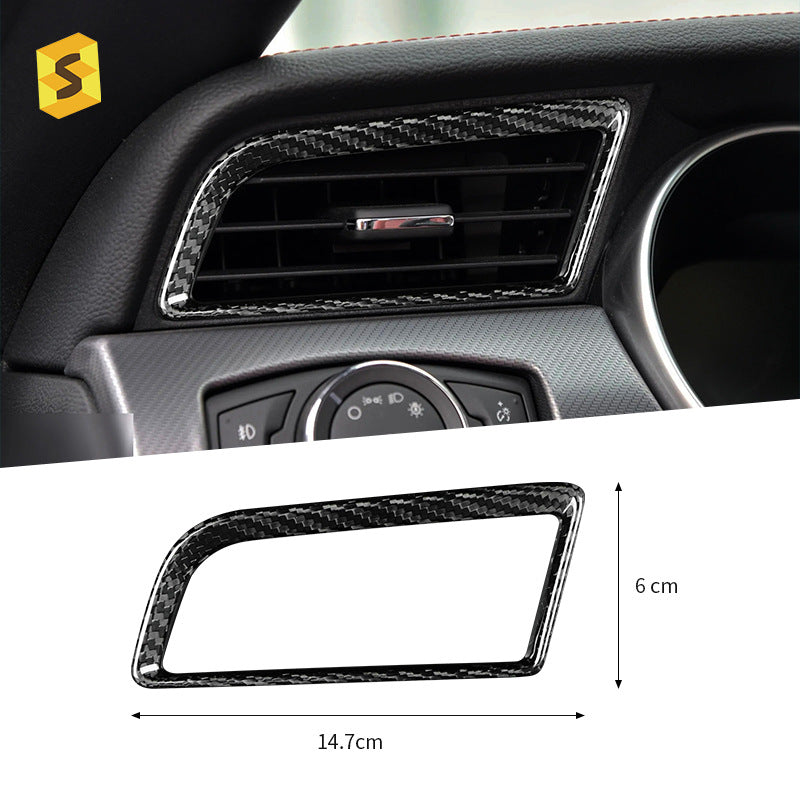 Real Carbon Fiber Air Vent Trim for Ford / Ford Mustang (2015 - 2023)