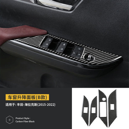 Epoxy Resin Carbon Fiber Interior Trim Kit for Toyota Hilux (2015 - 2022)