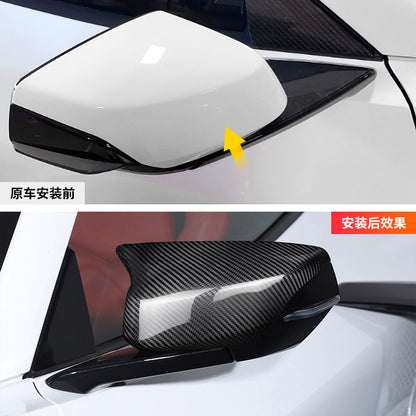 Real Carbon Fiber Side Mirror Cover for Corvette C8