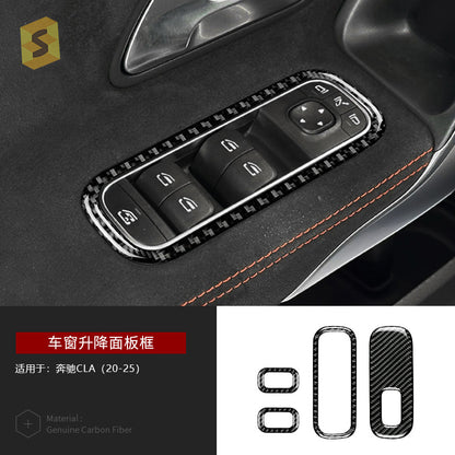 Real Carbon Fiber Decorative Trim Kit for Mercedes-Benz CLA (2020 - 2025)