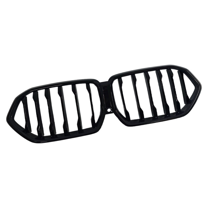 Single-Slat Front Grille for BMW X6 G06 (2023 - 2026), Glossy Black