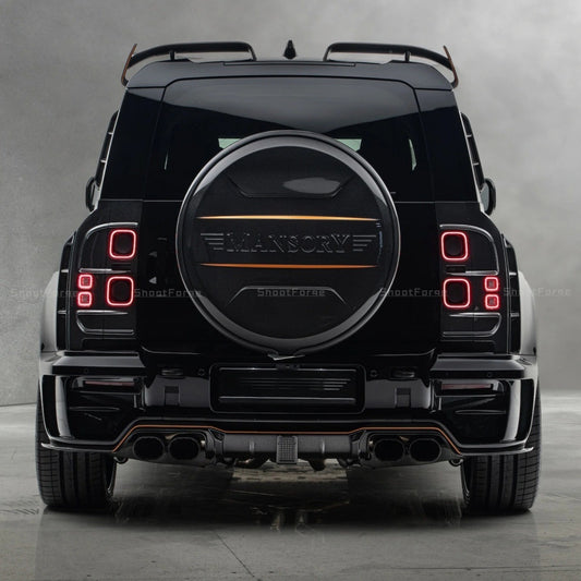 MS Style Dry Carbon Fiber Kit for Land Rover Defender – Front Lip / Side Skirts / Rear Lip / Wing / Widebody