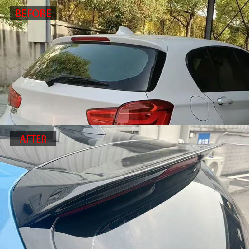 MP-Style Rear Wing Spoiler for BMW 1 Series F20 (2012 - 2019), Glossy Black