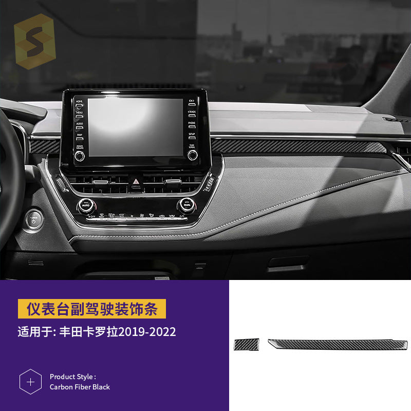 Epoxy Resin Carbon Fiber Interior Trim Kit for Toyota Corolla (2019 - 2022)