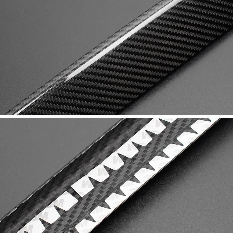 Real Carbon Fiber Front Bumper Lip Trim for Fiat Abarth 500 / 595