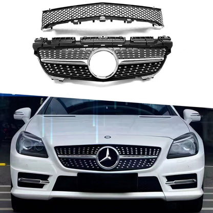 Diamond-Star Front Grille for Mercedes-Benz SLK-Class R172 (2011 - 2015)