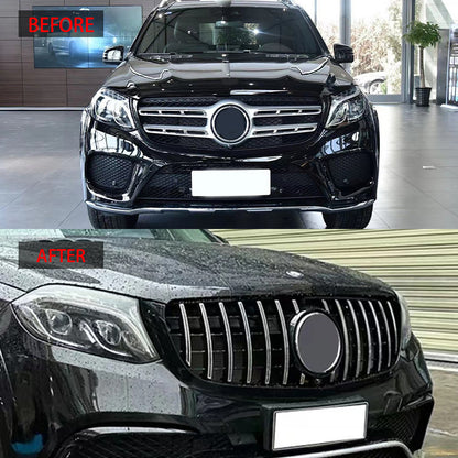 GT Vertical-Bar Vertical-Bar Front Grille for Mercedes-Benz GLS / Mercedes-Benz GLS-Class X166 (2016 - 2019)