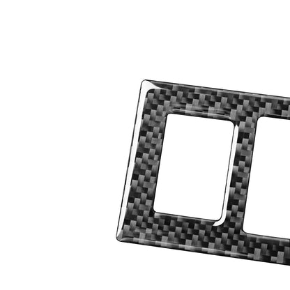 Prepreg Dry Carbon 3*3 3K Carbon Fiber Interior Mirror Control Switch Cover Trim for Toyota Tundra XK50 Facelift (2014-2021)