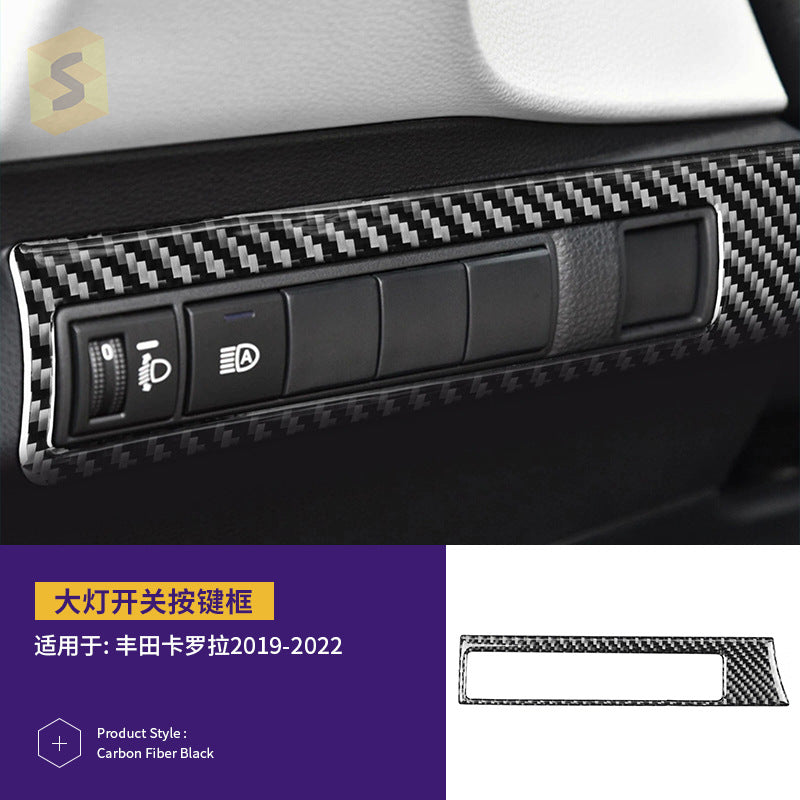 Epoxy Resin Carbon Fiber Interior Trim Kit for Toyota Corolla (2019 - 2022)