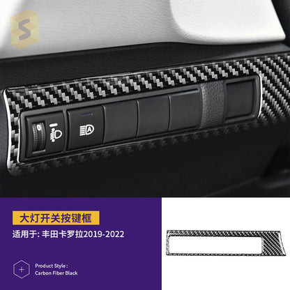 Epoxy Resin Carbon Fiber Interior Trim Kit for Toyota Corolla (2019 - 2022)