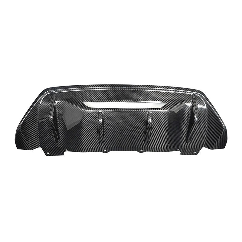 Real Carbon Fiber Rear Lip Spoiler Trim for Ford / Ford Mustang (2024 - 2025)