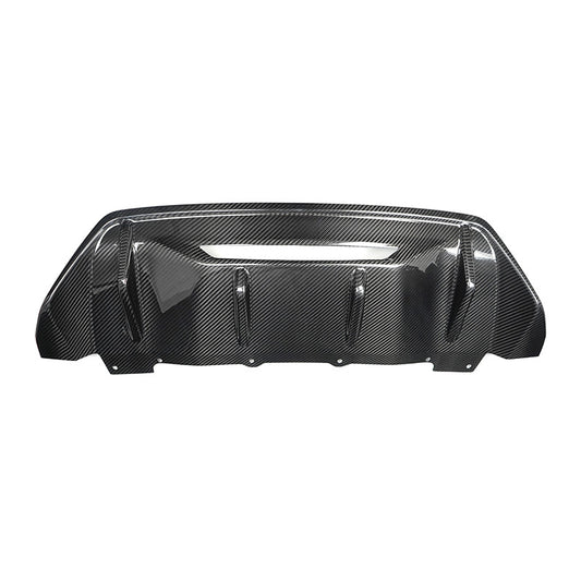 Real Carbon Fiber Rear Lip Spoiler Trim for Ford (alternate view 5)