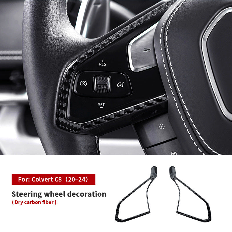 Real Carbon Fiber Decorative Trim Kit for Corvette C8 (2020 - 2025)