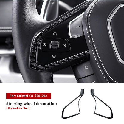 Real Carbon Fiber Decorative Trim Kit for Corvette C8 (2020 - 2025)