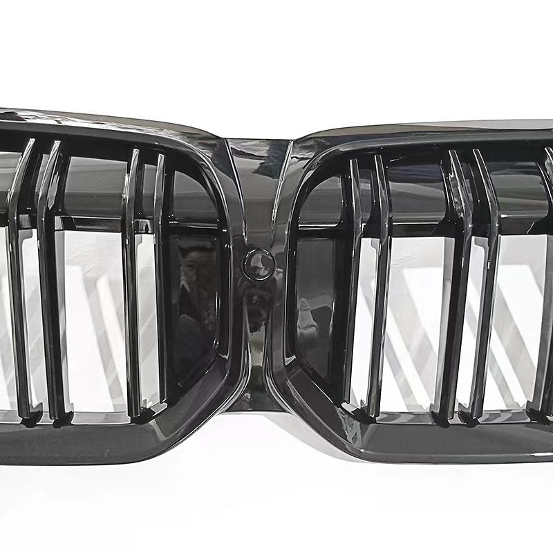Double-Slat Front Grille for BMW 3 Series G20 (2023 - 2026), Glossy Black
