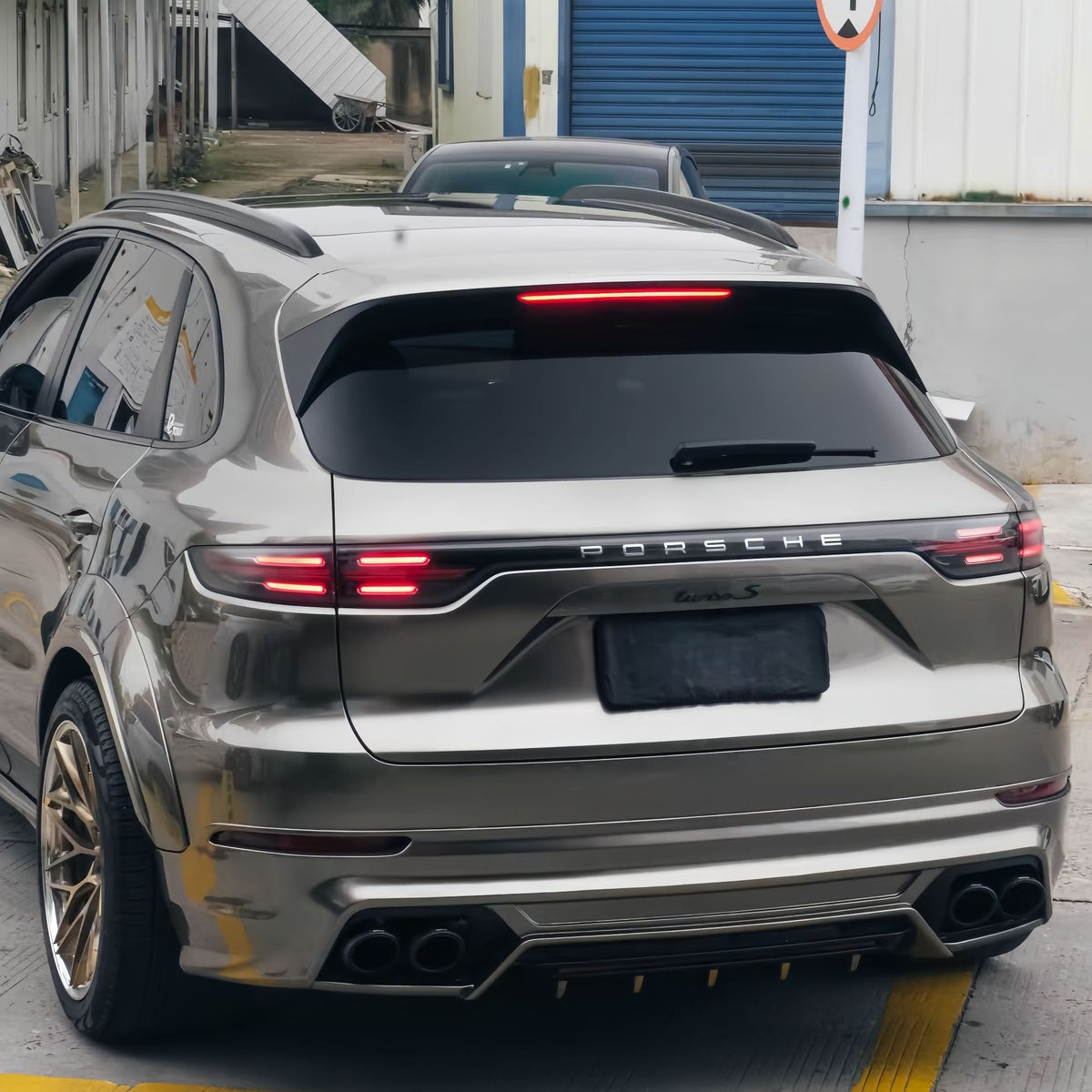 适用保时捷卡宴9Y0改装WD宽体窄体包围轮眉前后Porsche Cayenne