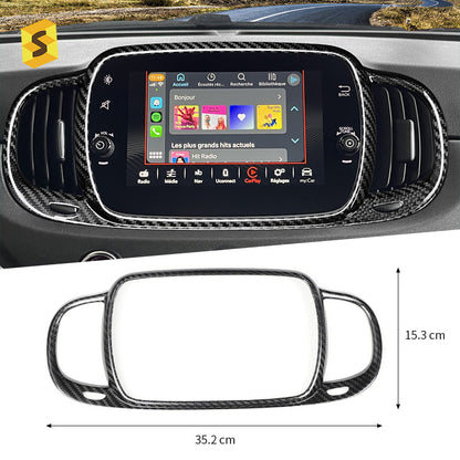 Real Carbon Fiber Air Vent Trim for Fiat