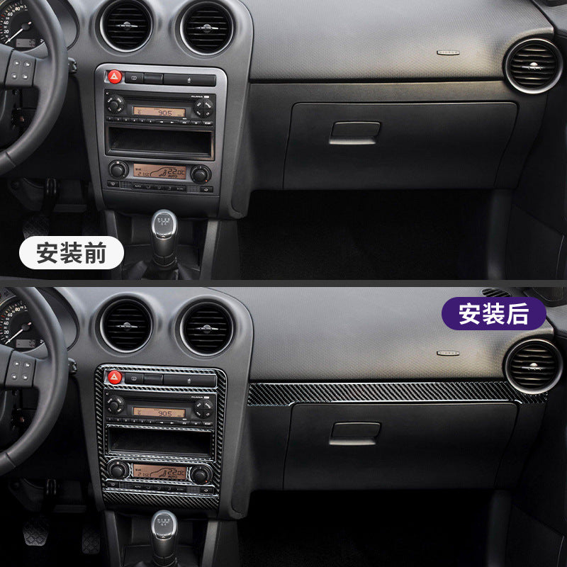 Epoxy Resin Carbon Fiber Interior Trim Sticker for SEAT Ibiza (2003 - 2008)