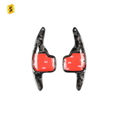 Forged Carbon Steering Wheel Shift Trim for BMW 1 / 2 / 3 / 6 Series