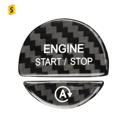 Carbon Fiber Push-Start Button for Mercedes-Benz (2022+) (alternate view 6)