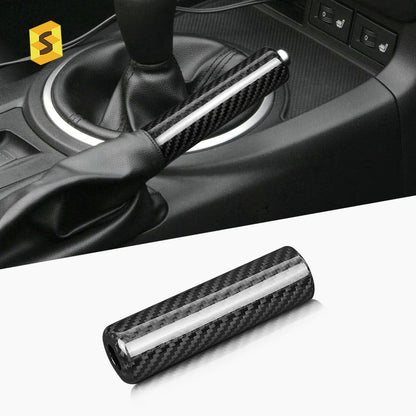 Real Carbon Fiber Mechanical Handbrake Sleeve Cover for Mazda MX-5