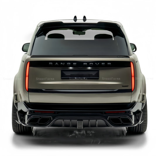 MSY Style Dry Carbon Fiber Kit for Range Rover Vogue SV Long – Front Lip / Rear Lip / Hood