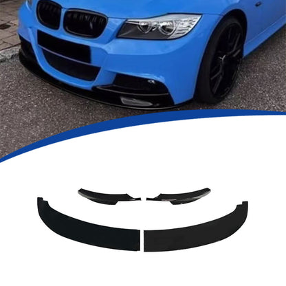 Sport 4-Section Front Lip Spoiler for BMW 3 Series E90 (2009 - 2011)