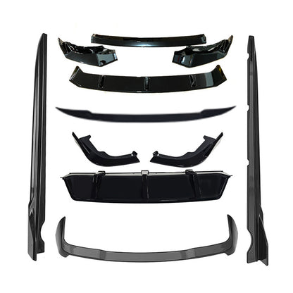 Blacked-Out MT Front Lip Spoiler for BMW X5 G05 (2019 - 2022)