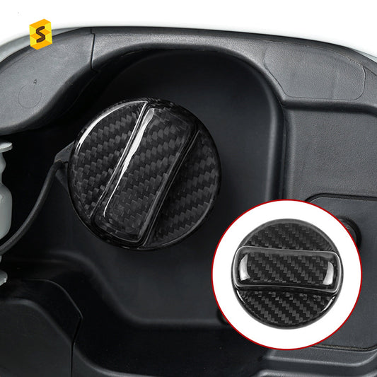 Real Carbon Fiber Inner Fuel Filler Cap Cover for Honda (alternate view 3)