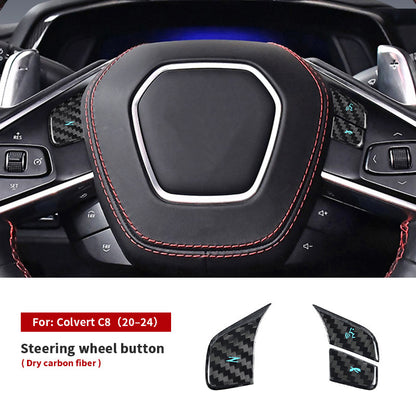 Real Carbon Fiber Decorative Trim Kit for Corvette C8 (2020 - 2025)