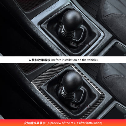Real Carbon Fiber Gear Shift Knob Cover for Subaru WRX (2015 - 2021)