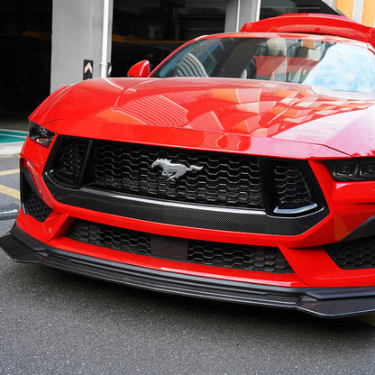 Real Carbon Fiber Front Grille Lower Trim for Ford / Ford Mustang (2024)