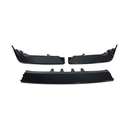 3-Section MP-Style Front Lip Spoiler for BMW 7 Series (2023 - 2026), Glossy Black