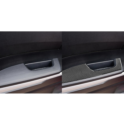 4PC Prepreg Dry Carbon 3*3 3K Carbon Fiber Interior Door Panel Armrest Cover Trim for Toyota Tundra XK50 Facelift (2014-2021)