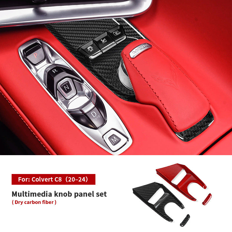 Real Carbon Fiber Decorative Trim Kit for Corvette C8 (2020 - 2025)