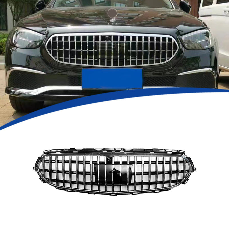 Hood-Emblem Executive Maybach-Style Front Grille for Mercedes-Benz E-Class W213 (2021 - 2023)