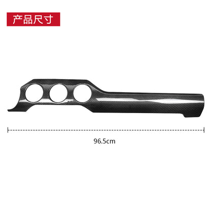 Real Carbon Fiber Center Console & Dashboard Trim for Ford Mustang (2015 - 2023)