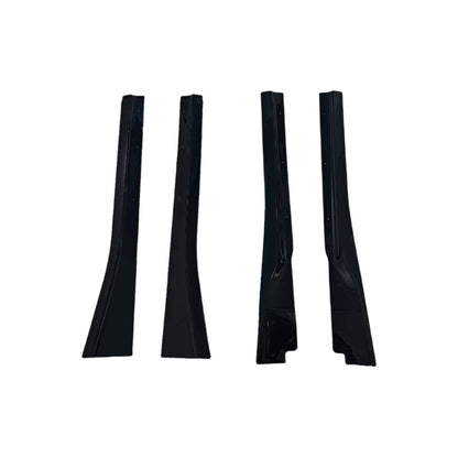 Overseas Spec 4-Section Side Skirts for BMW i3 (2014 - 2021), Glossy Black