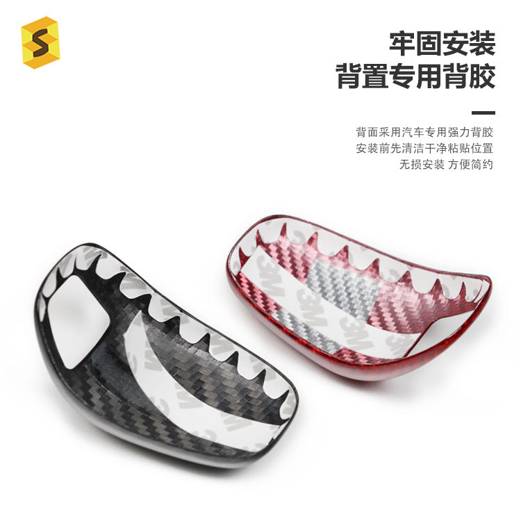 Real Carbon Fiber Gear Shift Knob Cover for Porsche (2017 - 2026)