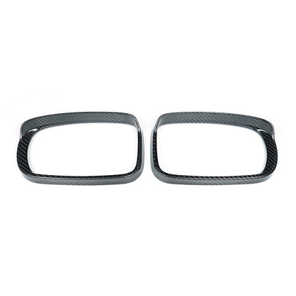 Real Carbon Fiber Side Mirror Front Frame Trim for Dodge Durango (2015 - 2023)