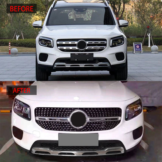 Diamond-Star Standard Front Grille for Mercedes-Benz GLB (alternate view 2)