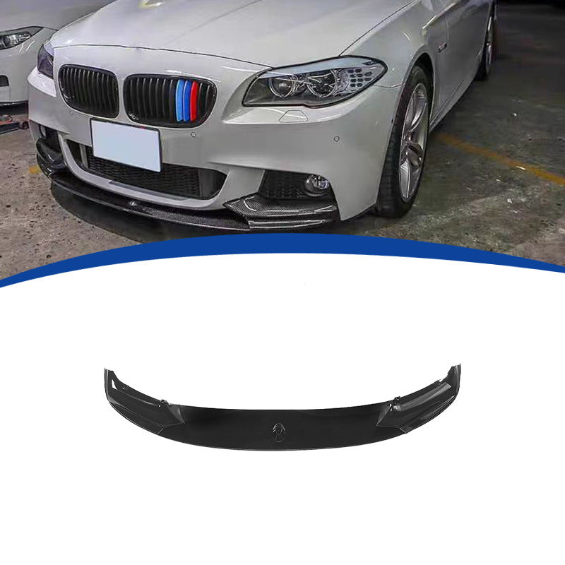 MT Sport One-Piece Front Lip Spoiler for BMW 5 Series F10 (2011 - 2016), Glossy Black