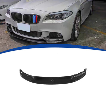 MT Sport One-Piece Front Lip Spoiler for BMW 5 Series F10 (2011 - 2016), Glossy Black