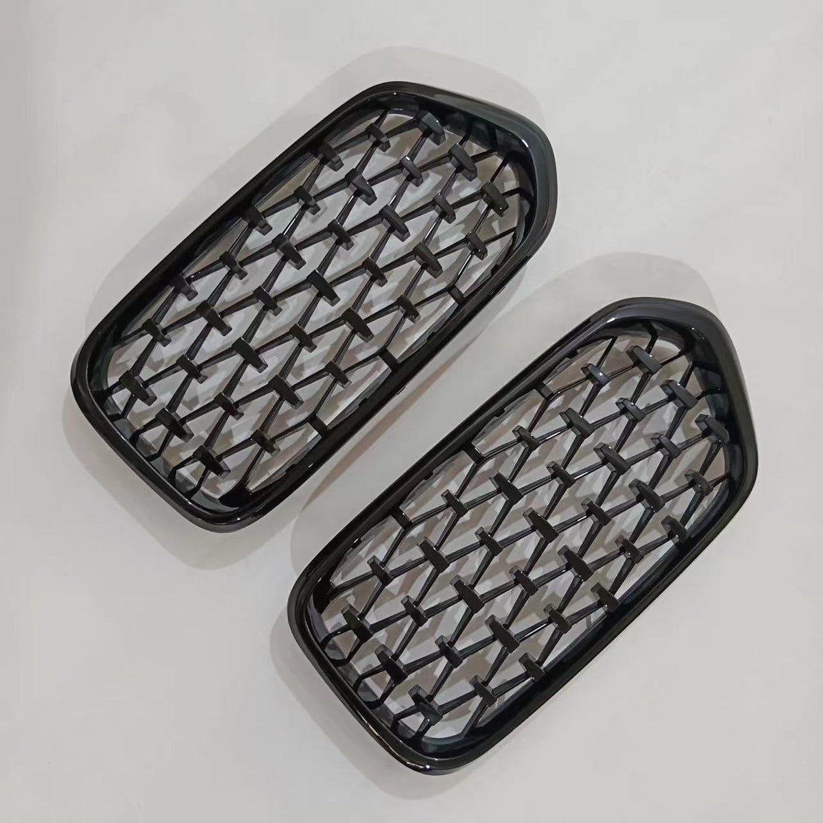 Meteor Front Grille for BMW X2 F39 (2019 - 2024), Glossy Black