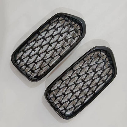 Meteor Front Grille for BMW X2 F39 (2019 - 2024), Glossy Black