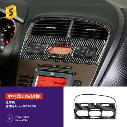 Epoxy Resin Carbon Fiber Decorative Trim for SEAT Altea (2003 - 2008)
