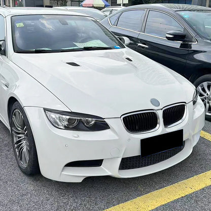 2 Pcs Front Fog Lamp Grille Decorative Covers Stickers for BMW 3 Series E90 M3 E92 E93 2005-2008 Side Canards Fins Splitters