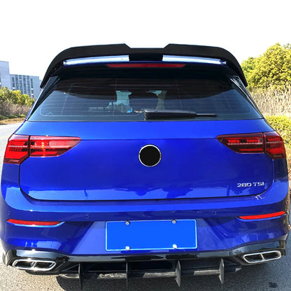 Universal Style Car Rear Spoiler Top Wing Replacement for VW Volkwagen Golf MK8 Golf 8 2020+ Carbon Fiber Diffuser Decoration