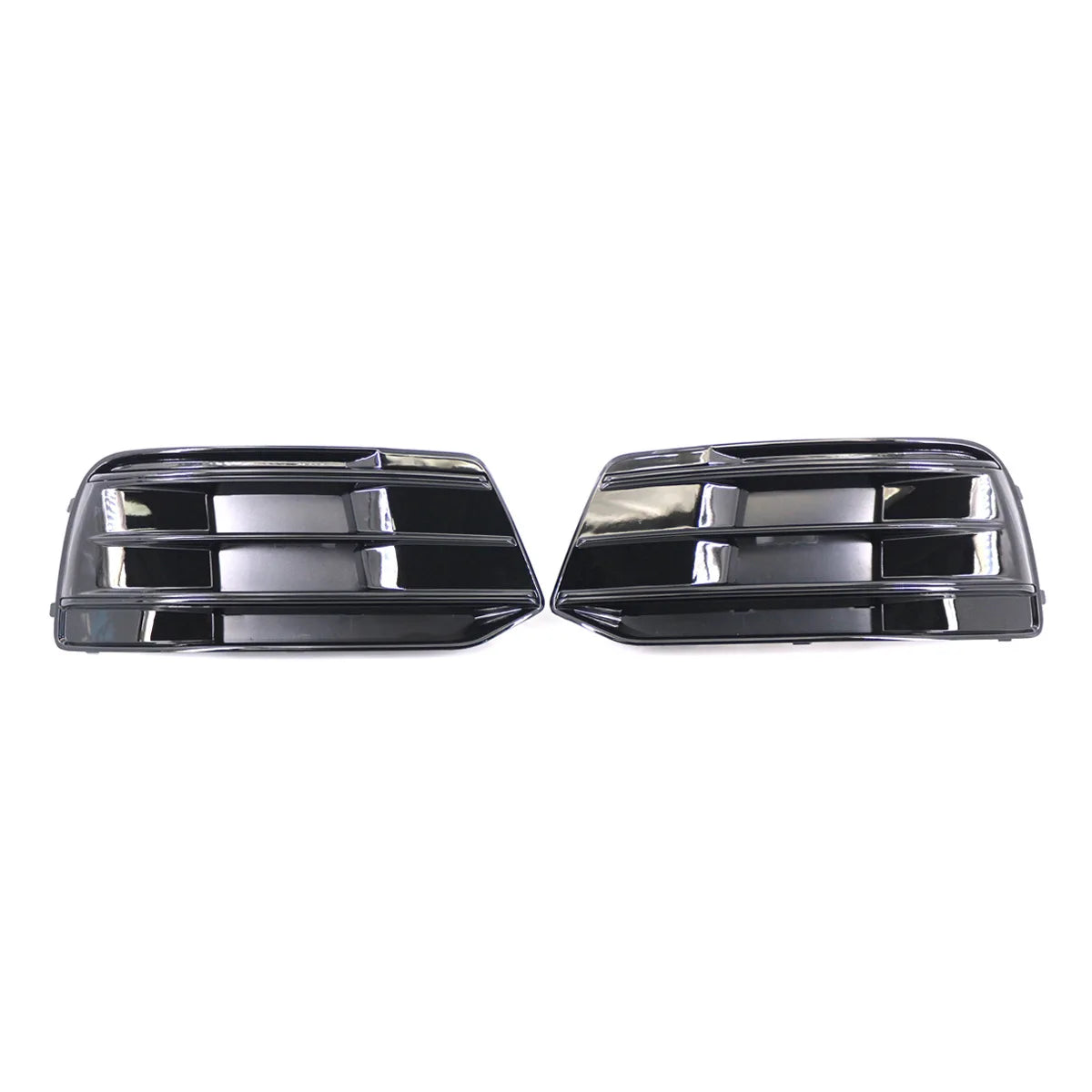 Car Fog Light Frame Cover Front Bumper Lamp Grille Mesh Chrome Trim Fit for Audi Q5 S-LINE Base Style 2018-2022 Car Accessories